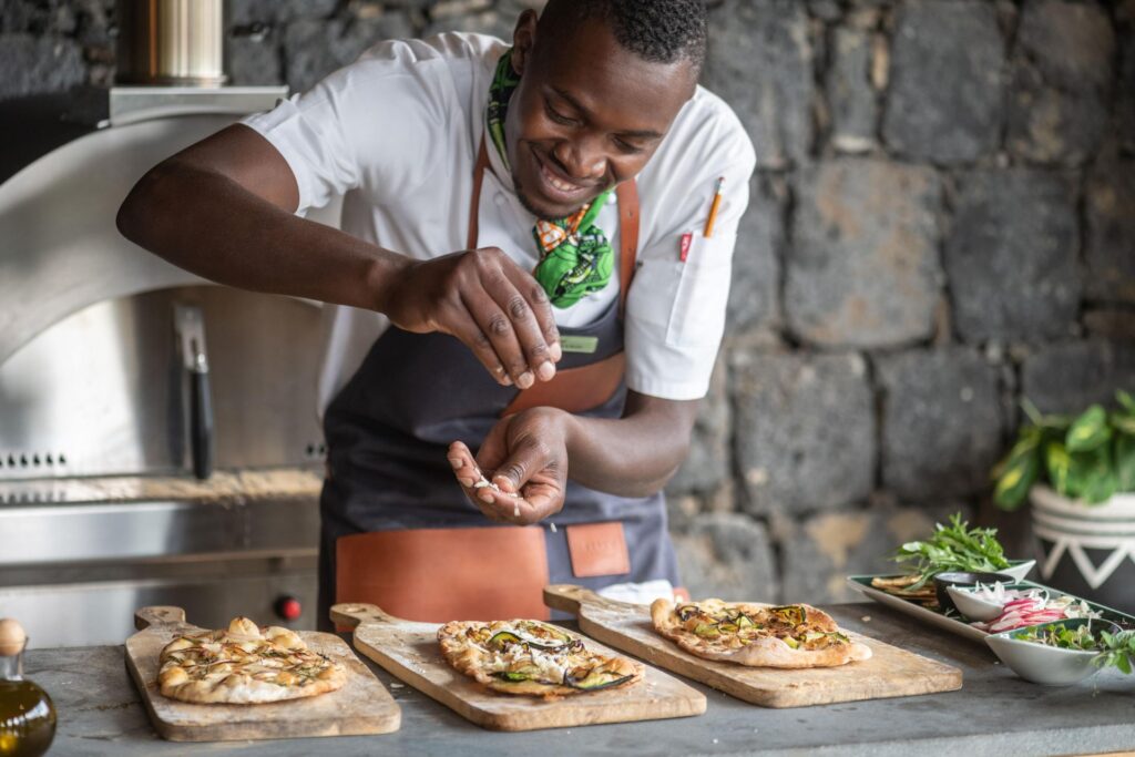 Modern twists on traditional Rwandan food blending local flavors with contemporary culinary styles